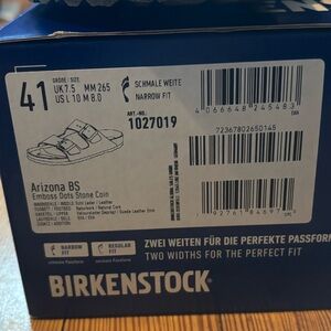 Birkenstock Arizona Sandals in Light Gray